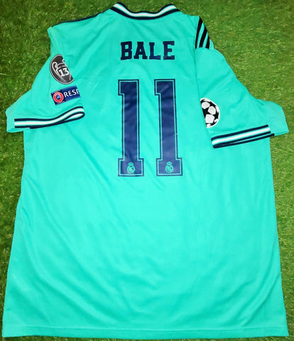 Bale Real Madrid 2019 2020 Third UEFA Jersey Camiseta Shirt XL SKU# EH5128 foreversoccerjerseys