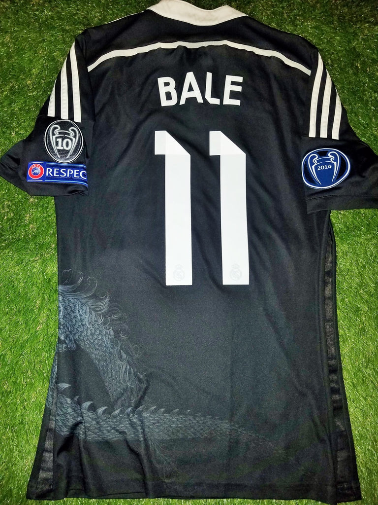 Bale Real Madrid Dragon Y-3 2014 2015 UEFA Black Jersey Camiseta