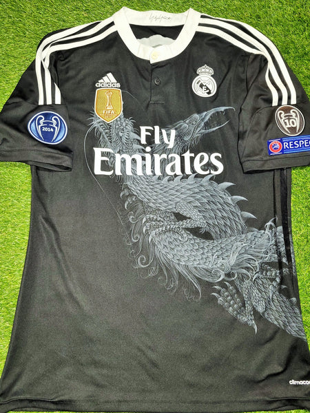 Bale Real Madrid Dragon Y-3 2014 2015 UEFA Third Soccer Jersey Shirt XL SKU# F49264 Adidas