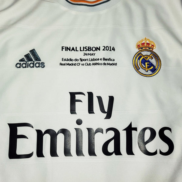 Bale Real Madrid UEFA FINAL 2013 2014 Jersey Camiseta Shirt Maglia L SKU# Z29356 foreversoccerjerseys