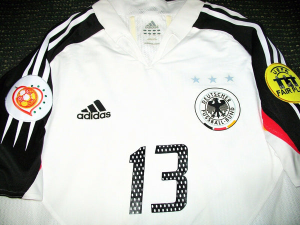 Ballack Germany 2004 EURO MATCH ISSUED Jersey Spielertrikot Deutschland L - foreversoccerjerseys