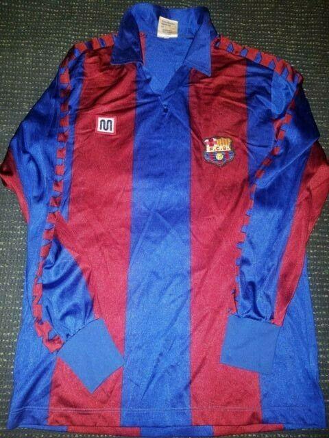 Barcelona Meyba 1984 - 1989 Jersey Shirt Camiseta Maglia M - foreversoccerjerseys
