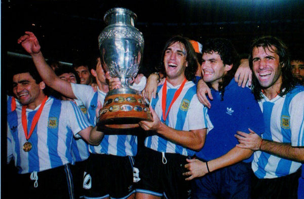 Batistuta Argentina 1993 COPA AMERICA Jersey Shirt Camiseta - foreversoccerjerseys