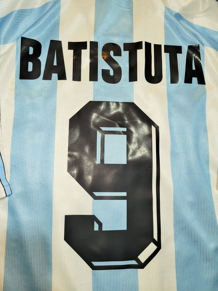 Batistuta Argentina 1998 WORLD CUP Home Adidas Jersey Shirt Camiseta XL Adidas