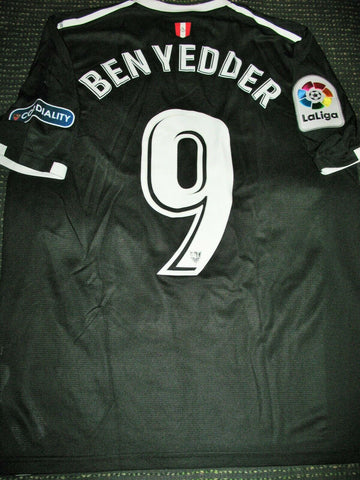 Ben Yedder Sevilla 2017 2018 Match Worn Black Jersey Issue Maillot - foreversoccerjerseys