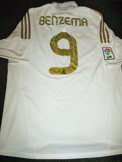 Benzema Real Madrid 2011 2012 Jersey Maillot Camiseta XL - foreversoccerjerseys