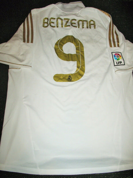 Benzema Real Madrid 2011 2012 Jersey Maillot Camiseta XL - foreversoccerjerseys