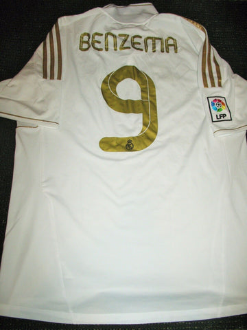 Adidas Benzema Real Madrid 2021 2022 UEFA Final Home Soccer Jersey Shirt Bnwt M SKU#GQ1359