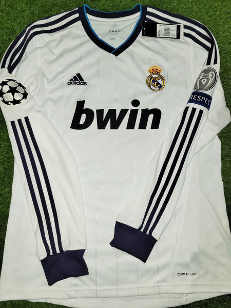 Benzema Real Madrid 2012 2013 UEFA Home Jersey Camiseta Shirt BNWT L SKU# W41762 Adidas