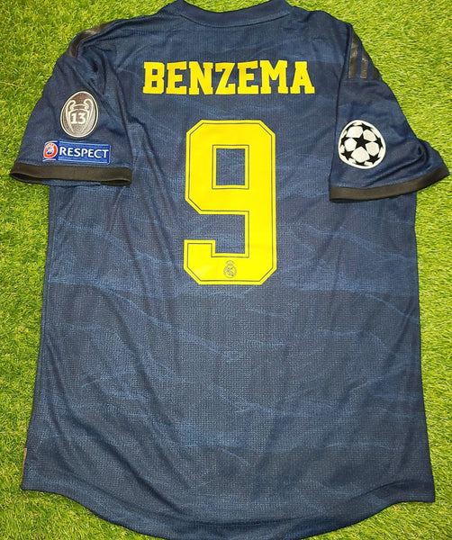 Benzema Real Madrid 2019 2020 CLIMACHILL PLAYER ISSUE Jersey Camiseta Shirt L SKU# DW4446 foreversoccerjerseys