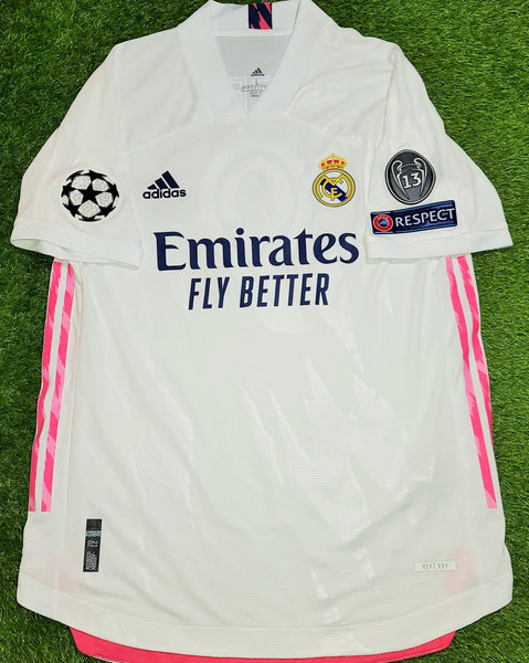 Benzema Real Madrid 2020 2021 CLIMACHILL PLAYER ISSUE UEFA Home Jersey Camiseta Shirt L SKU# FM4736 foreversoccerjerseys