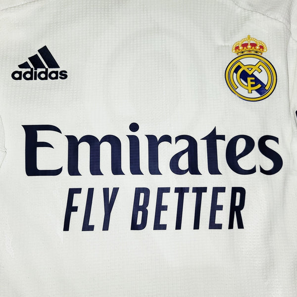 Benzema Real Madrid 2020 2021 CLIMACHILL PLAYER ISSUE UEFA Home Jersey Camiseta Shirt L SKU# FM4736 foreversoccerjerseys