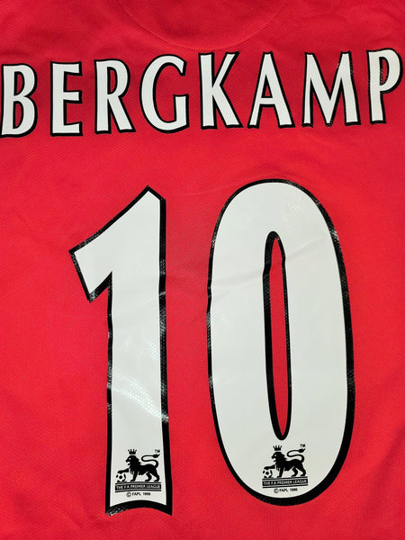 Bergkamp Arsenal 2006 2007 TESTIMONIAL MATCH Jersey Shirt L SKU# F6SYS 146769 foreversoccerjerseys