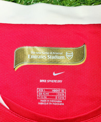 Bergkamp Arsenal 2006 2007 TESTIMONIAL MATCH Jersey Shirt L SKU# F6SYS 146769 foreversoccerjerseys