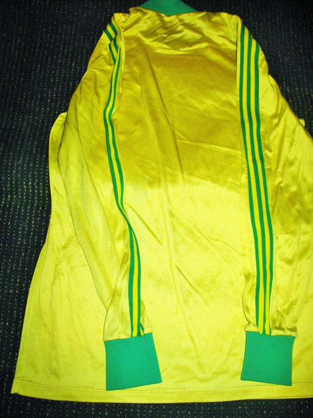 Brazil 1977 1978 70s Adidas Ventex Jersey Shirt M - foreversoccerjerseys