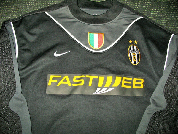 Buffon Juventus 2003 2004 MATCH WORN FRIENDLY Black Jersey Shirt Maglia Indossata - foreversoccerjerseys