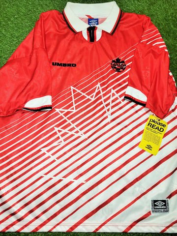 Canada Umbro 1996 Home Soccer Jersey Shirt Camiseta BNWT XL Umbro