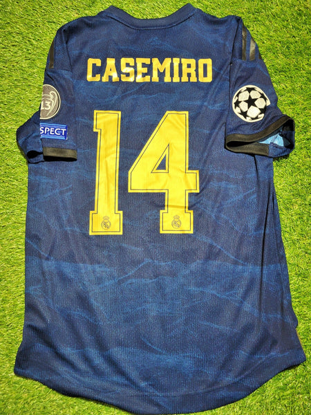 Casemiro Real Madrid 2019 2020 CLIMACHILL PLAYER ISSUE Away Soccer Jersey Shirt M SKU# DW4446 Adidas