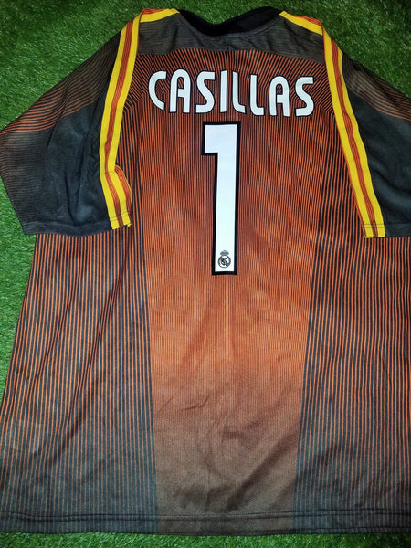 Casillas Real Madrid 2003 2004 Jersey Shirt Camiseta L foreversoccerjerseys