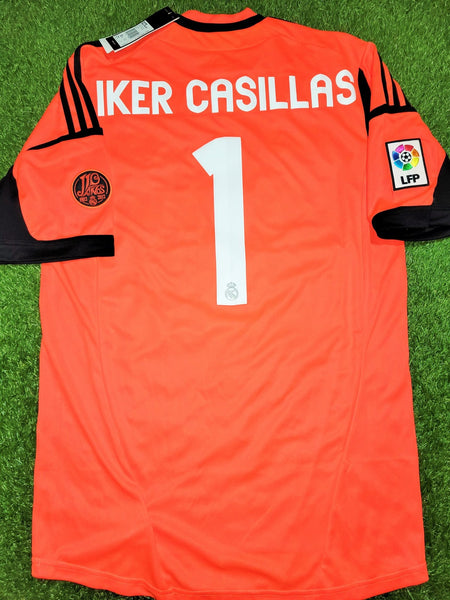 Casillas Real Madrid 2012 2013 Anniversary Soccer Jersey Shirt BNWT M SKU# W41868 Adidas