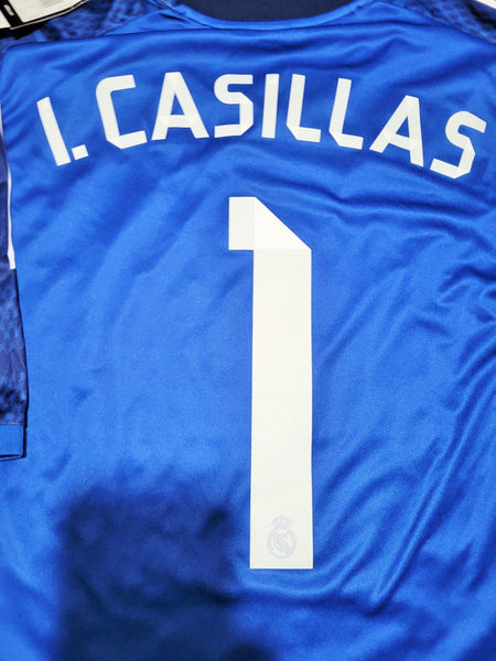 Casillas Real Madrid 2014 2015 GK Soccer Jersey Shirt BNWT L SKU# S05454 Adidas