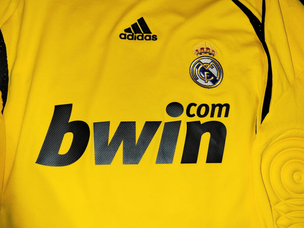Casillas Real Madrid Adidas GK 2008 2009 Jersey Shirt Camiseta M SKU# 315108 AZB001 foreversoccerjerseys