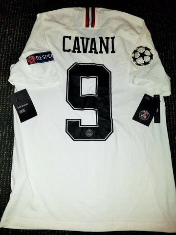 Cavani Psg Paris Saint Germain JORDAN VAPORKNIT PLAYER ISSUE 2018 2019 Jersey M BNWT! - foreversoccerjerseys