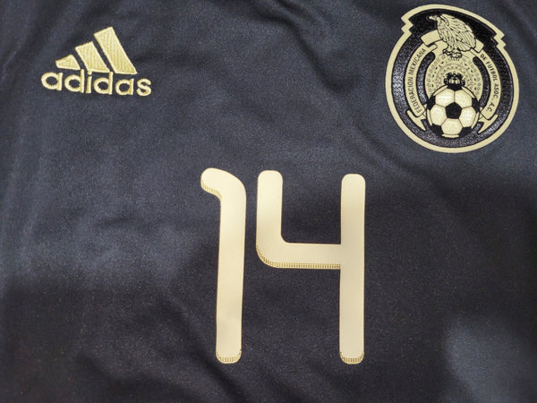 Chicharito Mexico 2011 GOLD CUP FINAL Soccer Away Jersey Shirt M SKU# V31526 Adidas