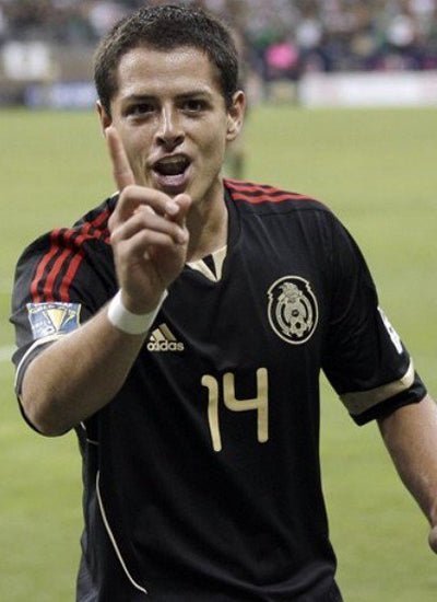 Chicharito Mexico 2011 GOLD CUP FINAL Soccer Away Jersey Shirt M SKU# V31526 Adidas