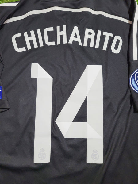 Chicharito Real Madrid 2014 2015 Yamamoto Dragon Y-3 UEFA Third Jersey Camiseta Shirt M SKU# F49264 Adidas