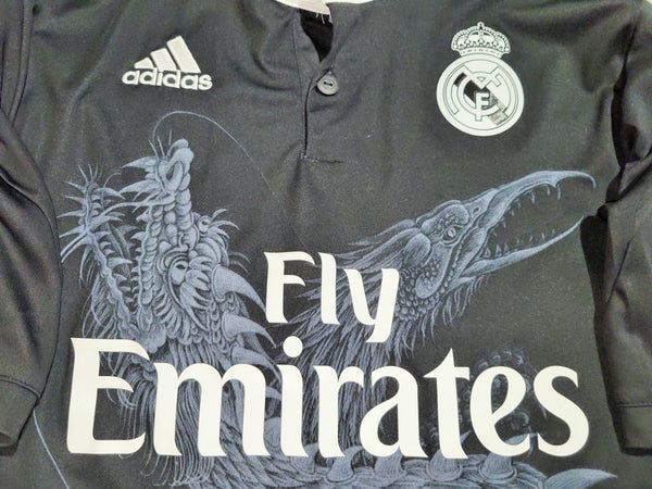 Chicharito Real Madrid 2014 2015 Yamamoto Dragon Y-3 UEFA Third Jersey Camiseta Shirt M SKU# F49264 Adidas