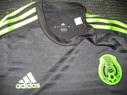 Corona TECATITO Mexico 2015 GOLD CUP MATCH WORN Jersey Camiseta Shirt M - foreversoccerjerseys