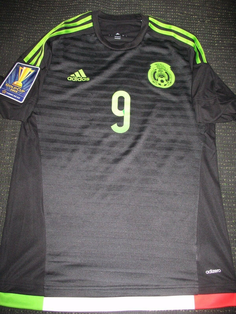 Corona TECATITO Mexico 2015 GOLD CUP MATCH WORN Jersey Camiseta Shirt M - foreversoccerjerseys