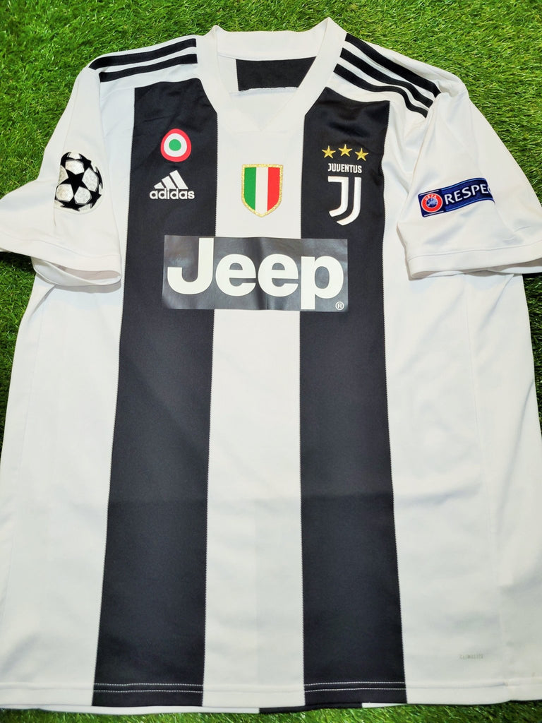 Cristiano Ronaldo Juventus 2018 DEBUT UEFA Jersey Camiseta Shirt – foreversoccerjerseys