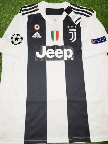 Cristiano Ronaldo Juventus 2018 2019 DEBUT UEFA Soccer Jersey Shirt BNWT XL SKU# CF3489 Adidas