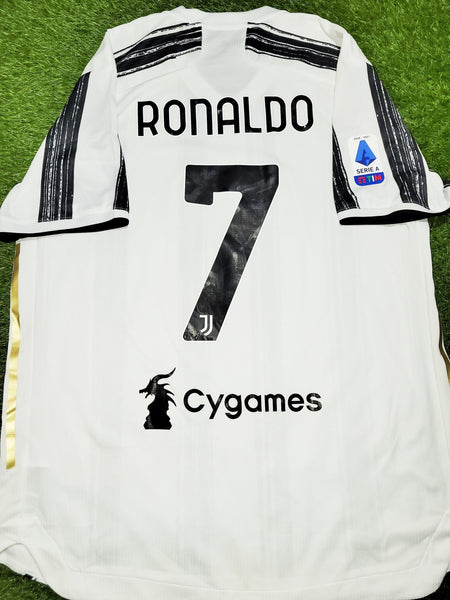 Cristiano Ronaldo Juventus 2020 2021 PLAYER ISSUE Home Soccer Jersey Shirt XL SKU# GJ7601 Adidas