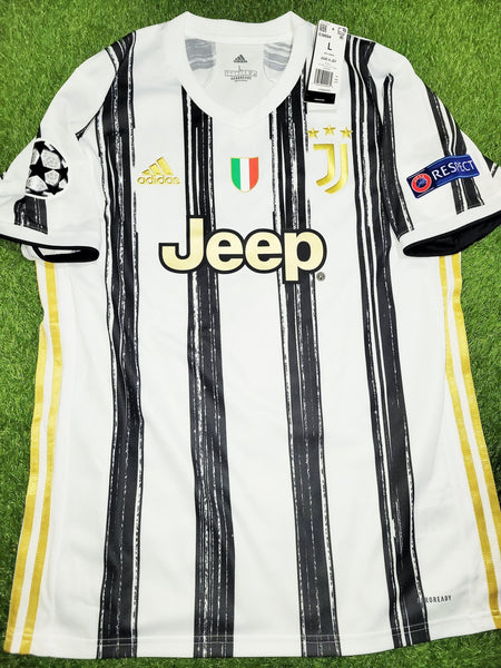 Cristiano Ronaldo Juventus 2020 2021 UEFA Soccer Jersey Shirt BNWT L SKU# EI9894 Adidas