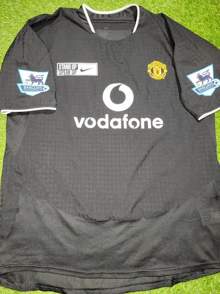 Cristiano Ronaldo Manchester United 2004 2005 Away STAND UP SPEAK UP Jersey Shirt XL Nike