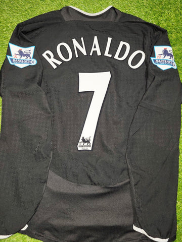 Cristiano Ronaldo Manchester United 2004 2005 Away STAND UP SPEAK UP Soccer Jersey Shirt M SKU# 112678 Nike