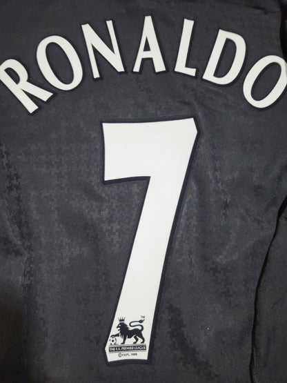 Cristiano Ronaldo Manchester United 2004 2005 Away STAND UP SPEAK UP Soccer Jersey Shirt M SKU# 112678 Nike