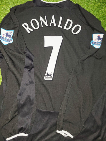 Cristiano Ronaldo Manchester United 2004 2005 Away STAND UP SPEAK UP Soccer Jersey Shirt XL SKU# 112678 Nike