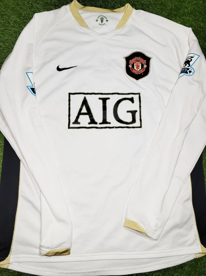 Cristiano Ronaldo Manchester United 2006 2007 Away Long Sleeve Soccer Jersey L SKU# H6SYS 146818 Nike