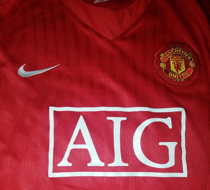 Cristiano Ronaldo Manchester United 2007 2008 Long Sleeve Jersey Shirt XL 237925-666 foreversoccerjerseys