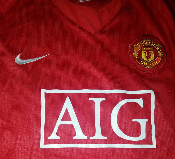 Cristiano Ronaldo Manchester United 2007 2008 Long Sleeve Jersey Shirt XL 237925-666 foreversoccerjerseys
