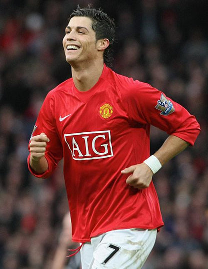 Cristiano Ronaldo Manchester United 2007 2008 Long Sleeve Jersey Shirt XL foreversoccerjerseys