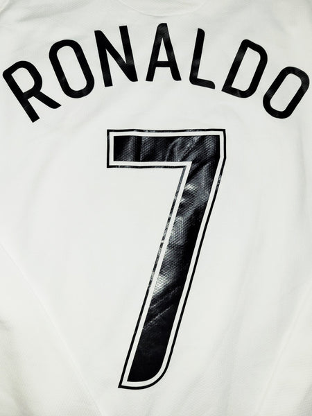 Cristiano Ronaldo Manchester United 2007 2008 UEFA Long Sleeve Third Soccer Jersey M SKU# H6SYS 146818 Nike