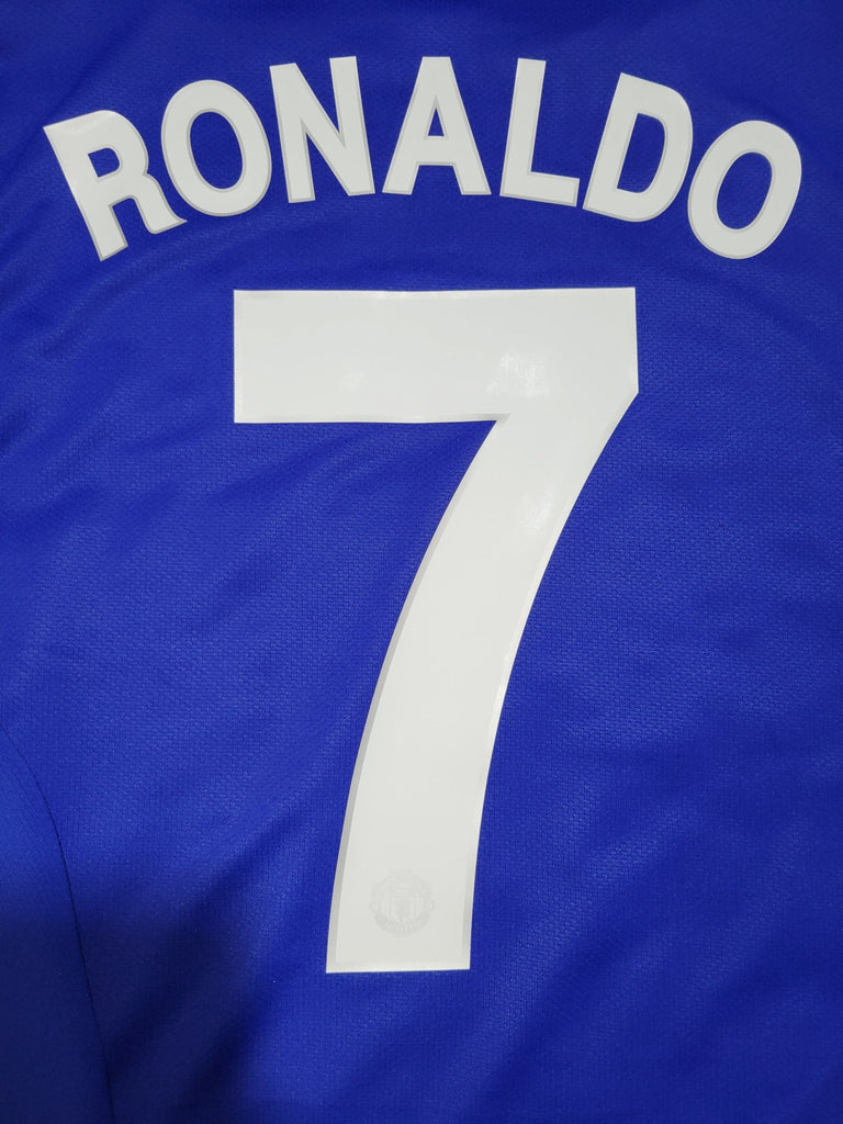 ronaldo manchester united jersey blue