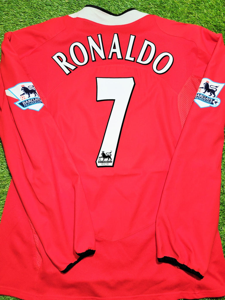 Cristiano Ronaldo Nike Manchester United 2004 2005 2006 Home Long Sleeve Soccer Jersey Shirt XL SKU# S50610DHA Nike