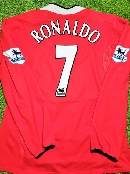 Cristiano Ronaldo Nike Manchester United 2004 2005 2006 Home Long Sleeve Soccer Jersey Shirt XL SKU# S50610DHA Nike
