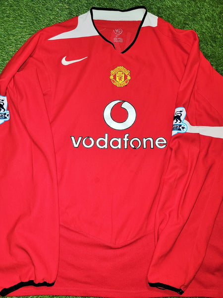 Cristiano Ronaldo Nike Manchester United 2004 2005 2006 Home Long Sleeve Soccer Jersey Shirt XL SKU# S50610DHA Nike